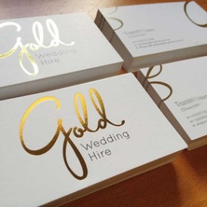 Gold Foil Business Cards